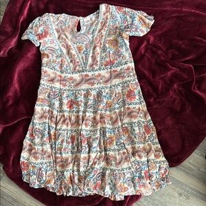 Bila Multicolor Floral Paisley Casual Dress